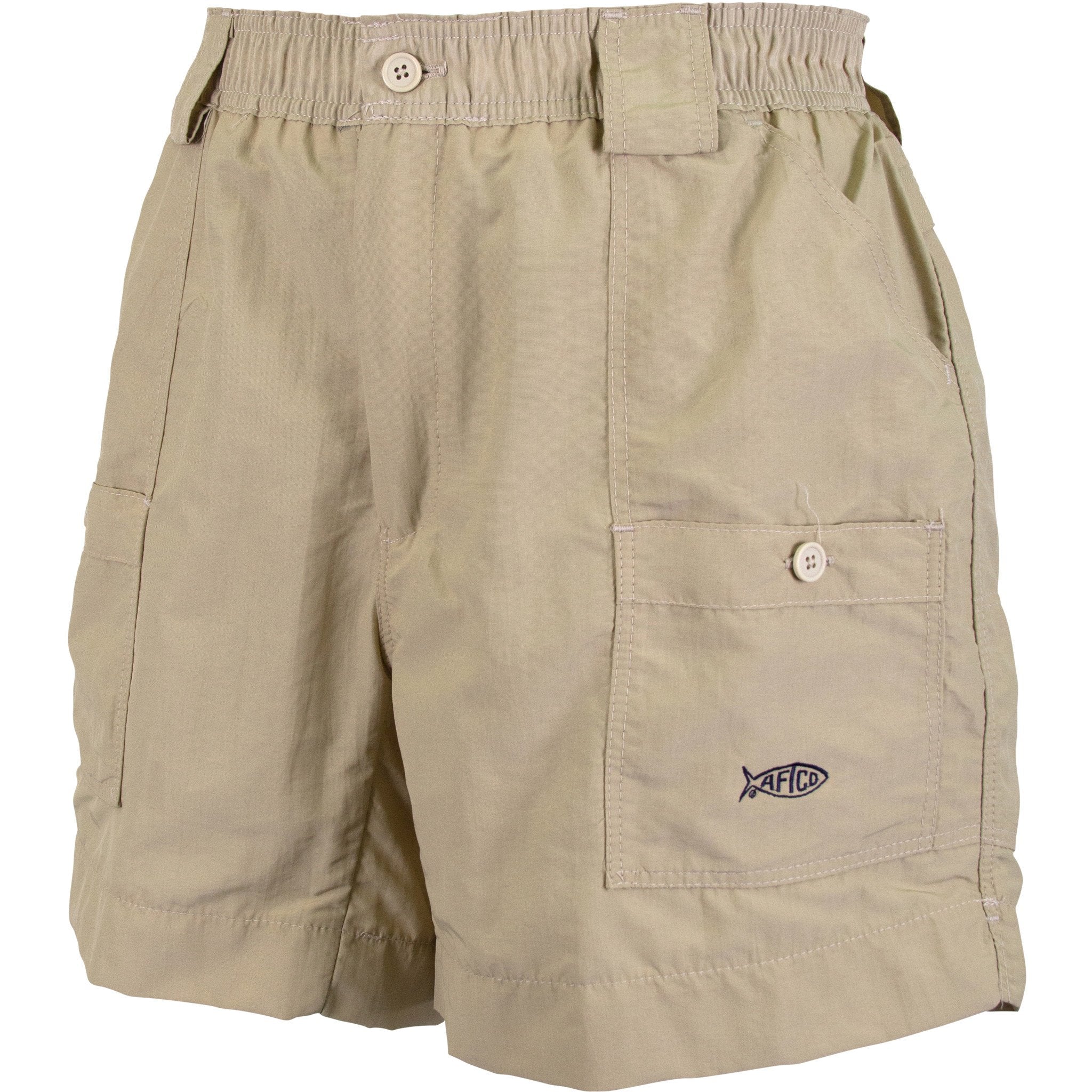 AFTCO Bluewater M01 Original Traditional Fishing Shorts - Khaki - 36