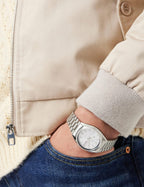 Seiko Men's SNXS73K 5 Stainless Steel Siver Dial Watch