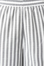 Aurelia Women'S Striped Viscose Kurta Set With Culottes