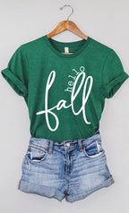 Hello Fall Graphic Tee T-Shirt