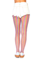 Leg Avenue Colored lurex shimmer rainbow Pink Color