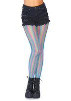 Leg Avenue Colored lurex shimmer rainbow Blue Color