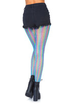 Leg Avenue Colored lurex shimmer rainbow Blue Color