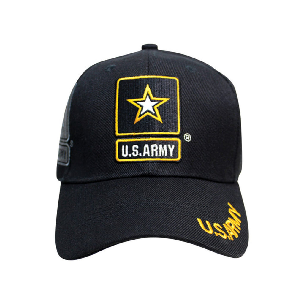 CAP US ARMY BLACK (Pack of 6)