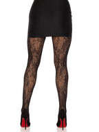 Garden rose lace tights.