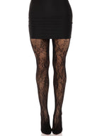 Garden rose lace tights.