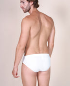 BASIC COTTON Premium Quality Italian Underwear Cotton Men's Briefs Without Fly. Proudly Made in Italy (983)