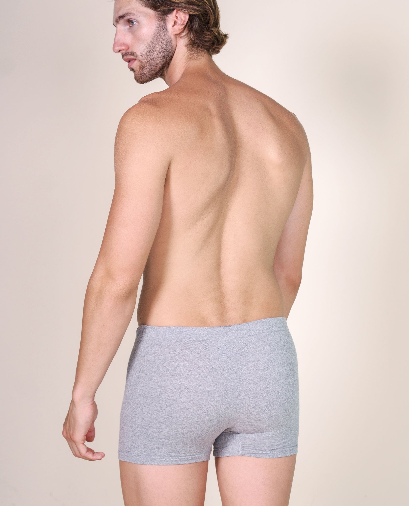 BASIC COTTON Premium Quality Italian Underwear Cotton Men's Boxers Without Fly. Proudly Made in Italy (984)