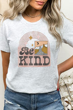 Be Kind Boho Moon Night Desert Scene Graphic Tee T-Shirt
