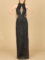 Carrie Fringe Beaded Dress  - OUTLET