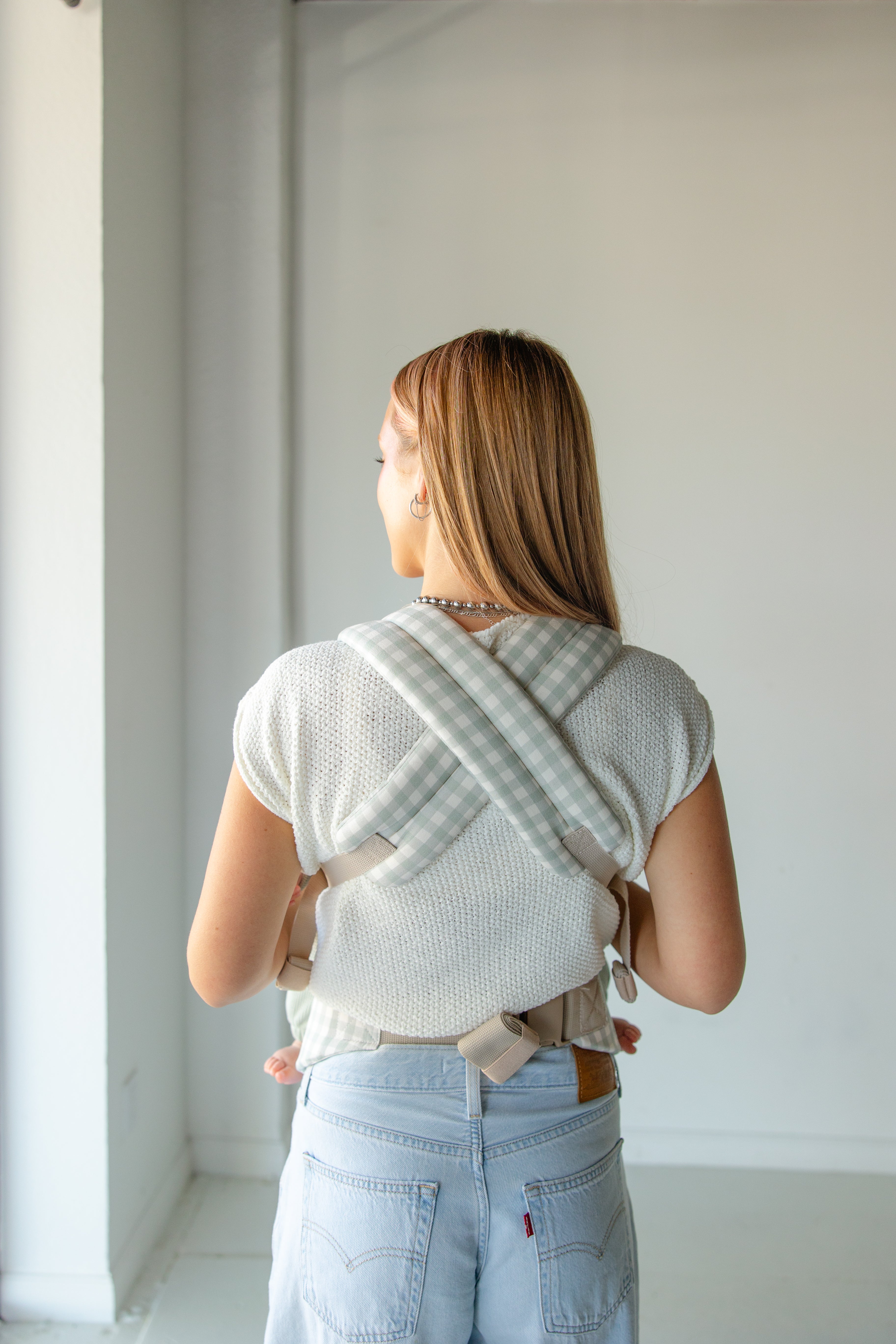 Monroe x Coco Gingham - Cotton Baby Carrier (7-35 lbs)