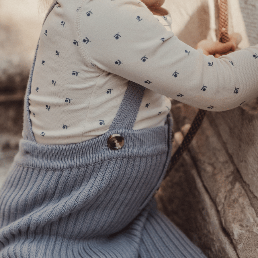 The Printed Set - Mini Stitch Blue