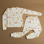 Rose Dino Family Organic Cotton Pajamas Made in USA