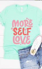Retro More Self Love Graphic Tee T-Shirt PLUS