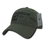 Relaxed Graphic Cap,Freedom Isn't, Olive