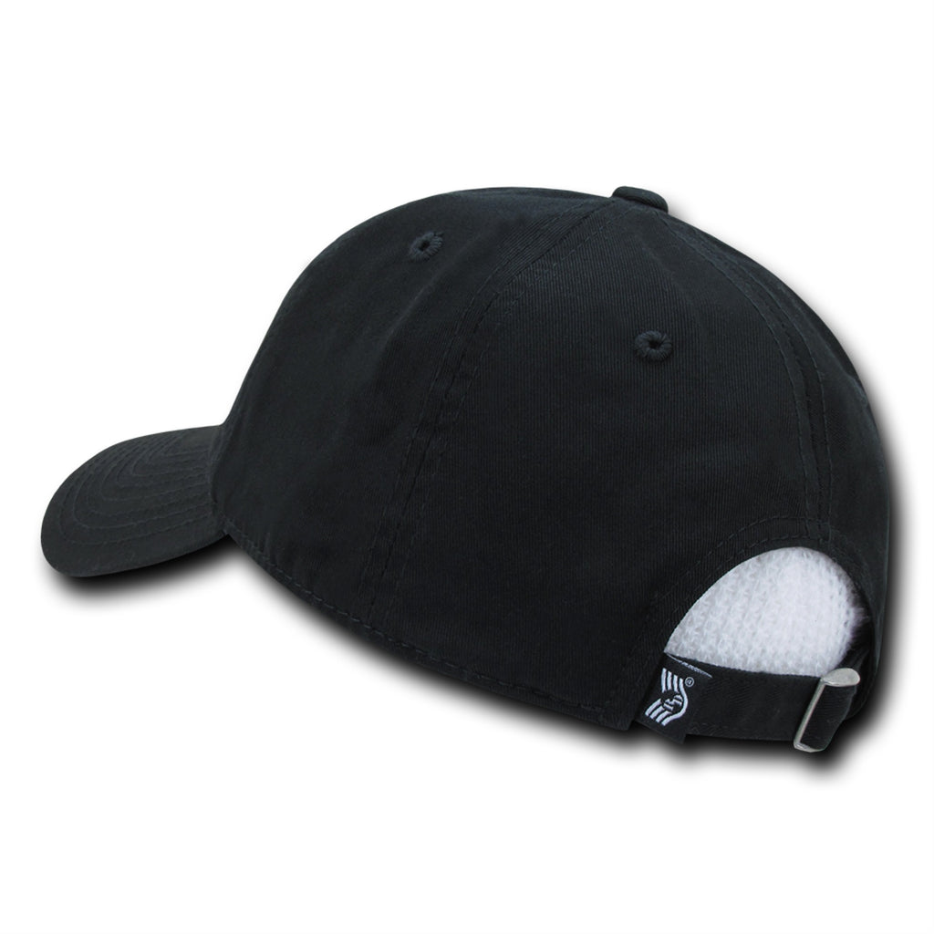 Relaxed Graphic Cap, Gadsden Flag, Black