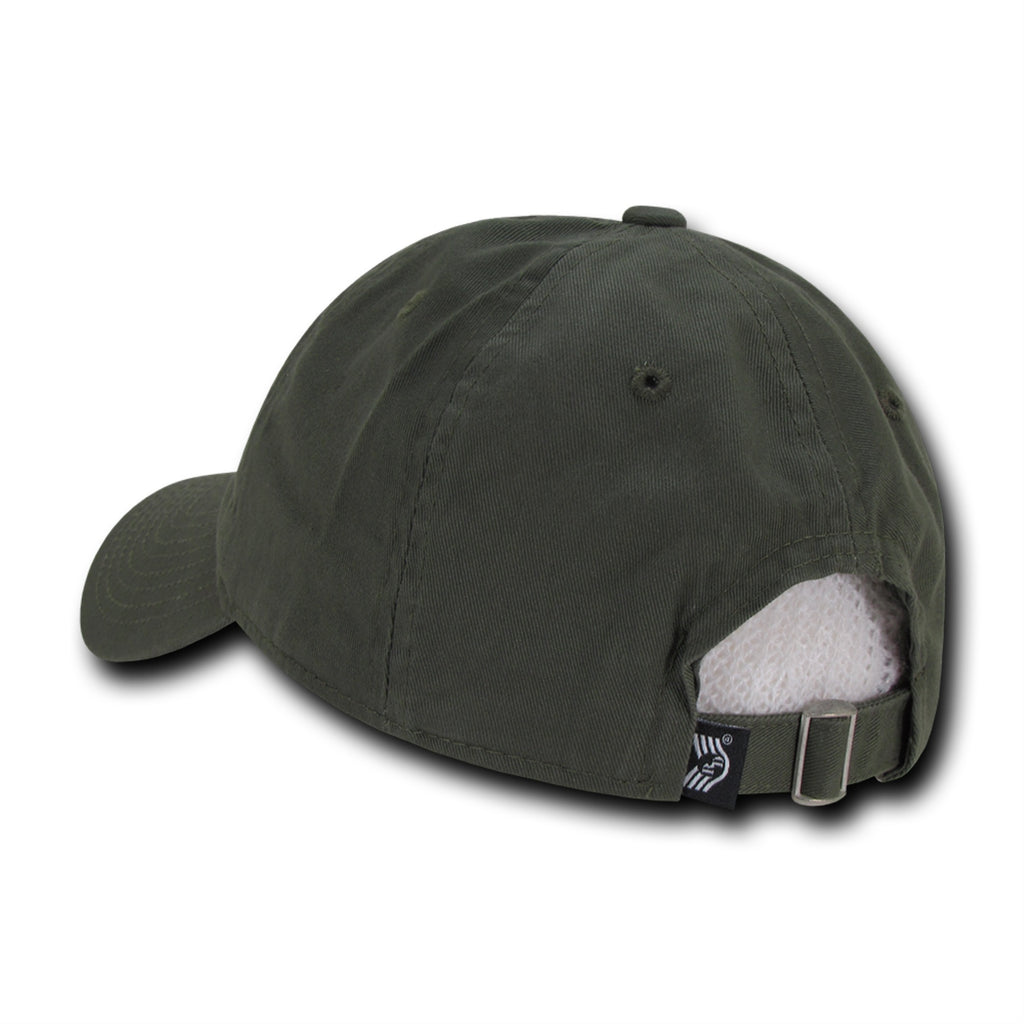 Relaxed Graphic Cap, Gadsden Flag, Olive