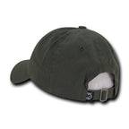 Relaxed Graphic Cap, Gadsden Flag, Olive