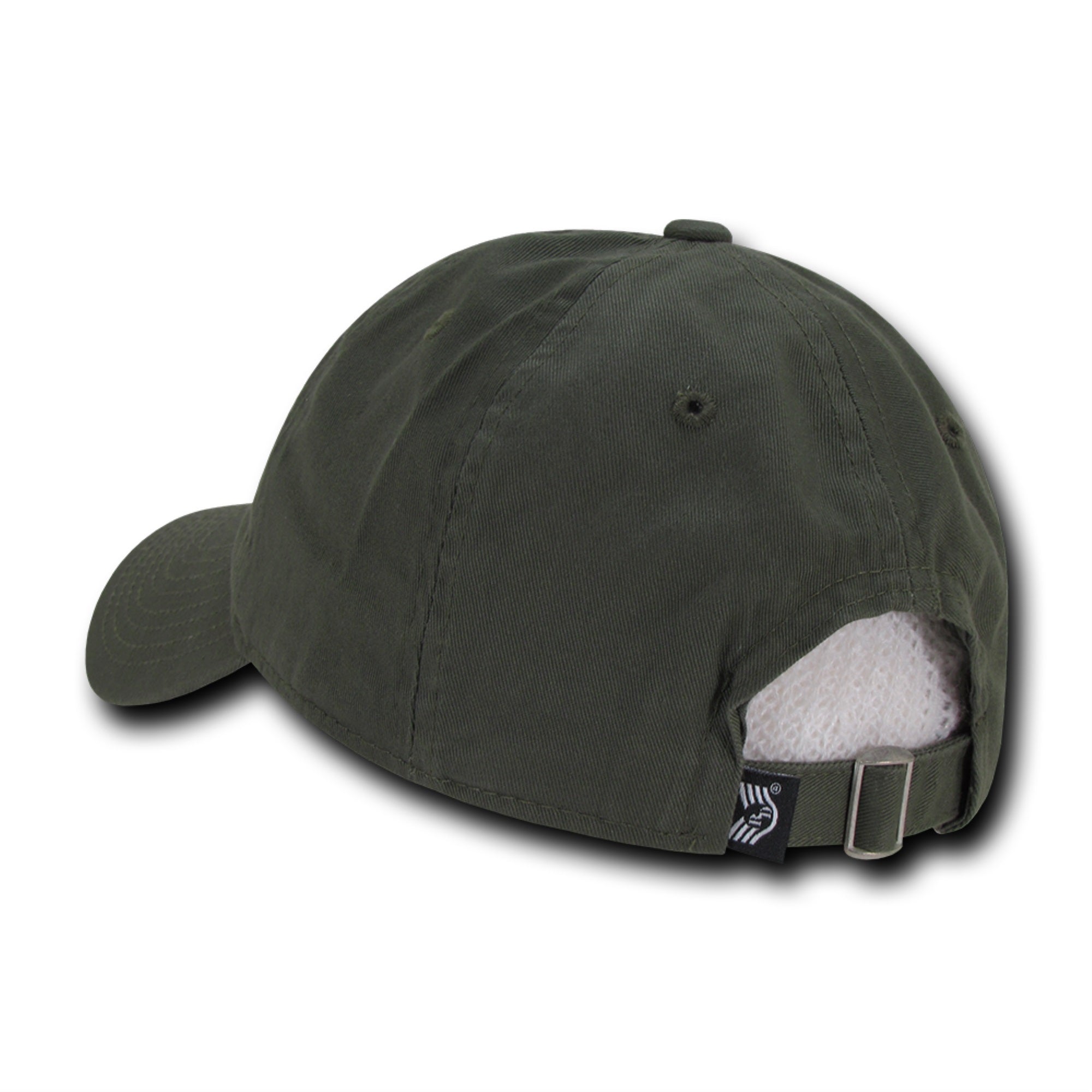Relaxed Graphic Cap, Gadsden Flag, Olive
