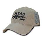 Relaxed Graphic Cap, I Plead 2nd, Khaki