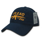 Relaxed Graphic Cap, I Plead 2nd, Navy