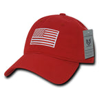 Relaxed Graphic Cap, Tonal Flag, Red