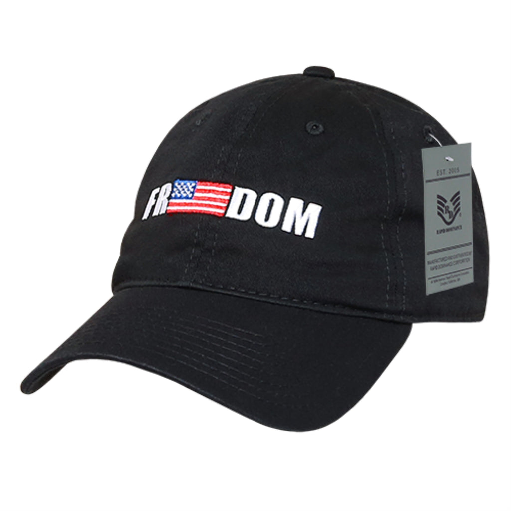 Relaxed Graphic Cap, Freedom 1, Black 1