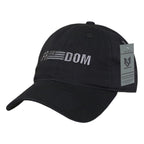 Relaxed Graphic Cap, Freedom 1, Black 2