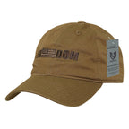 Relaxed Graphic Cap, Freedom 1, Coyote
