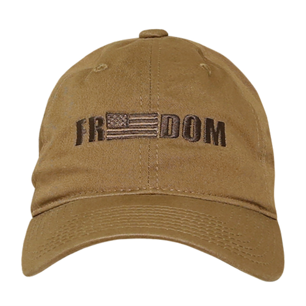 Relaxed Graphic Cap, Freedom 1, Coyote