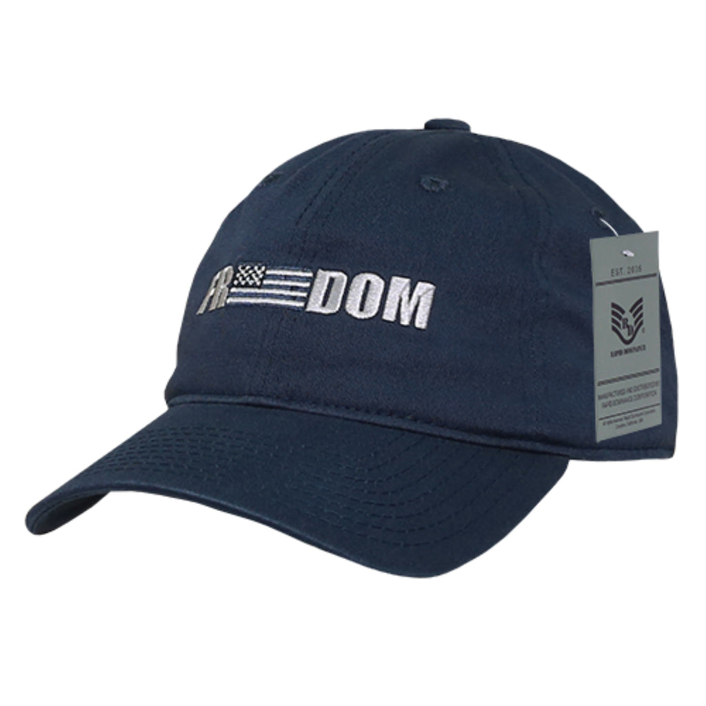 Relaxed Graphic Cap, Freedom 1, Navy