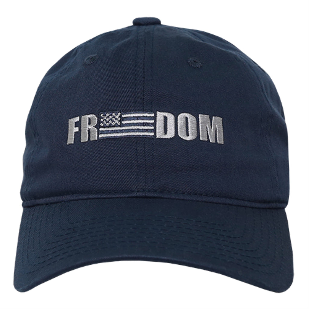 Relaxed Graphic Cap, Freedom 1, Navy