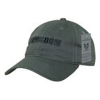 Relaxed Graphic Cap, Freedom 1, Olive