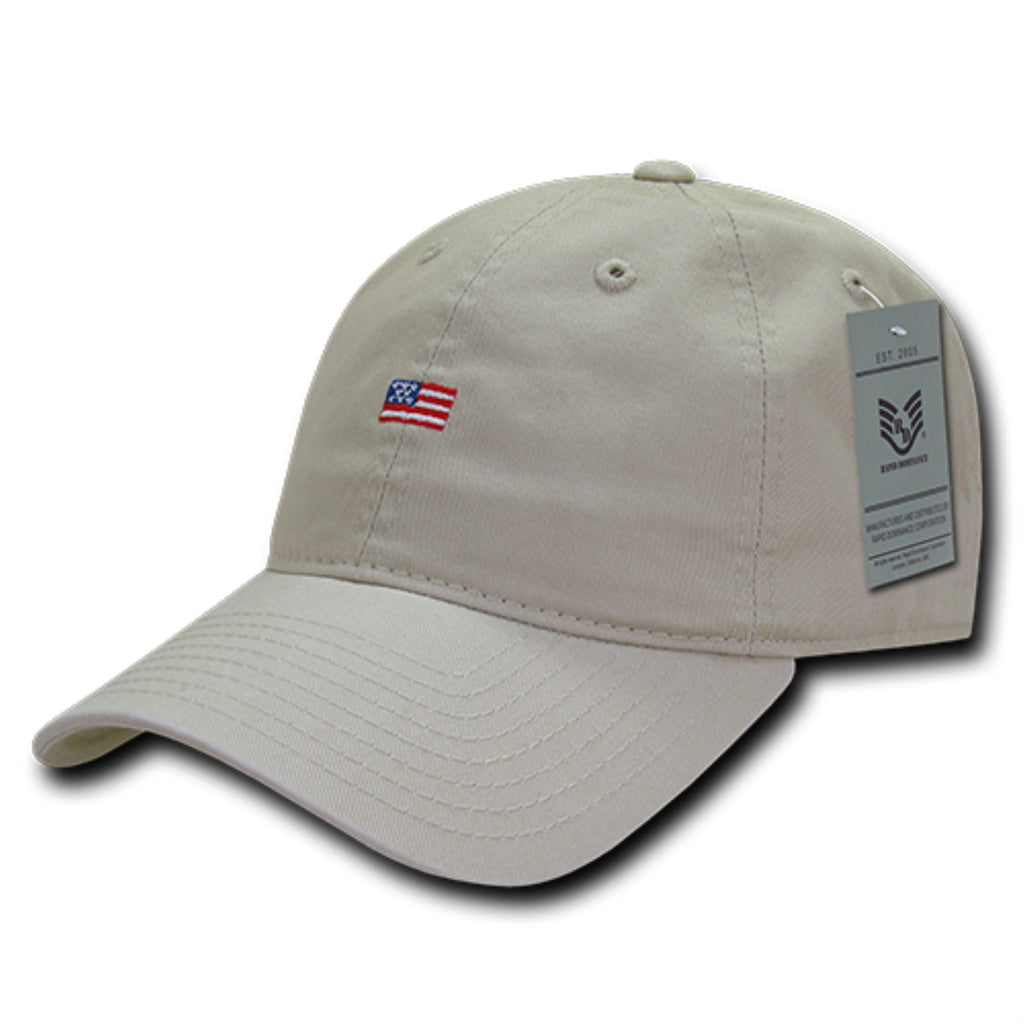 Relaxed Graphic Cap, Small USA Flag, STN