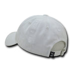 Relaxed Graphic Cap, Small USA Flag, White