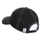 Relaxed Graphic Cap,White US Flag, Black