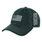Relaxed Graphic Cap,White US Flag,Hunter