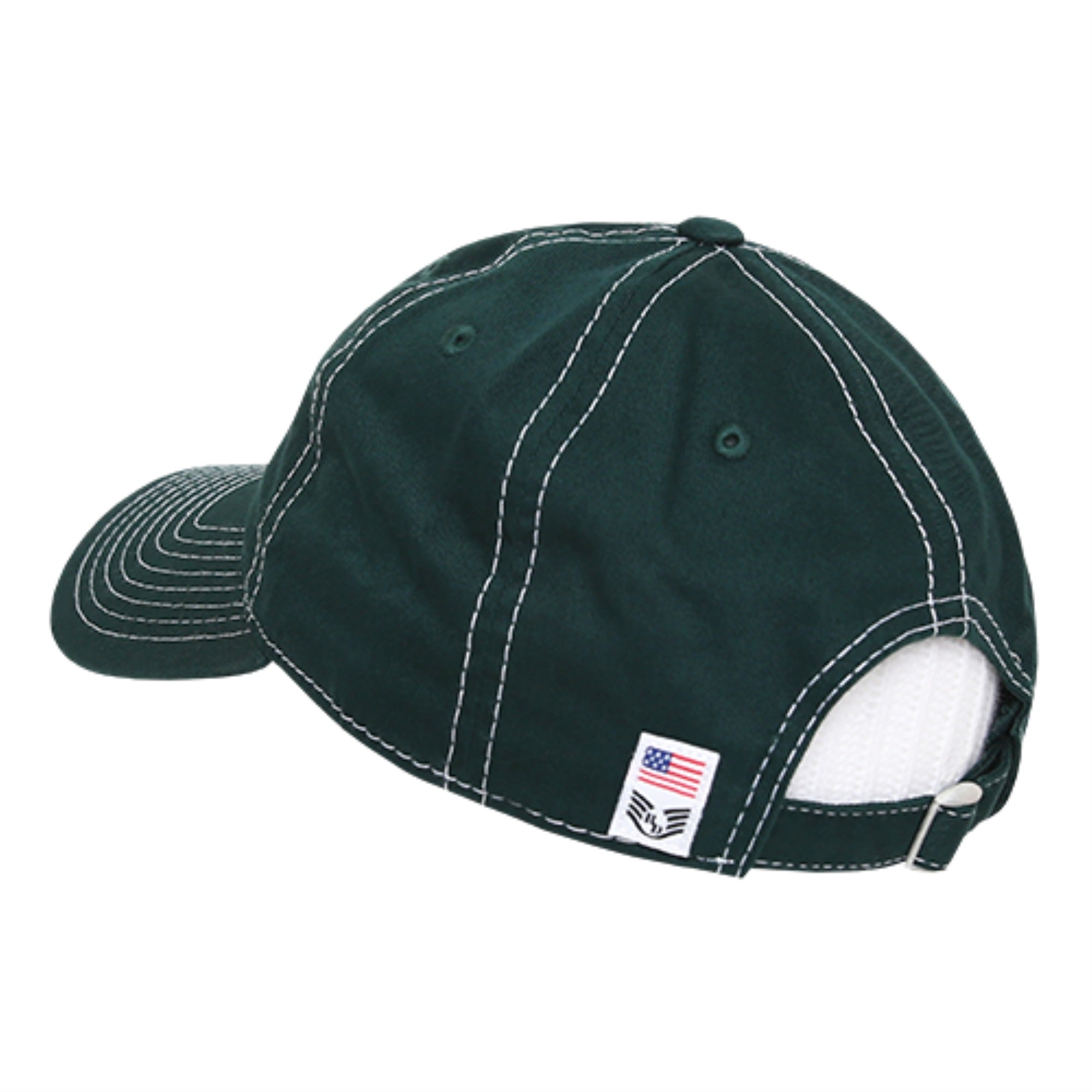 Relaxed Graphic Cap,White US Flag,Hunter