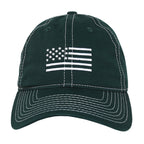 Relaxed Graphic Cap,White US Flag,Hunter