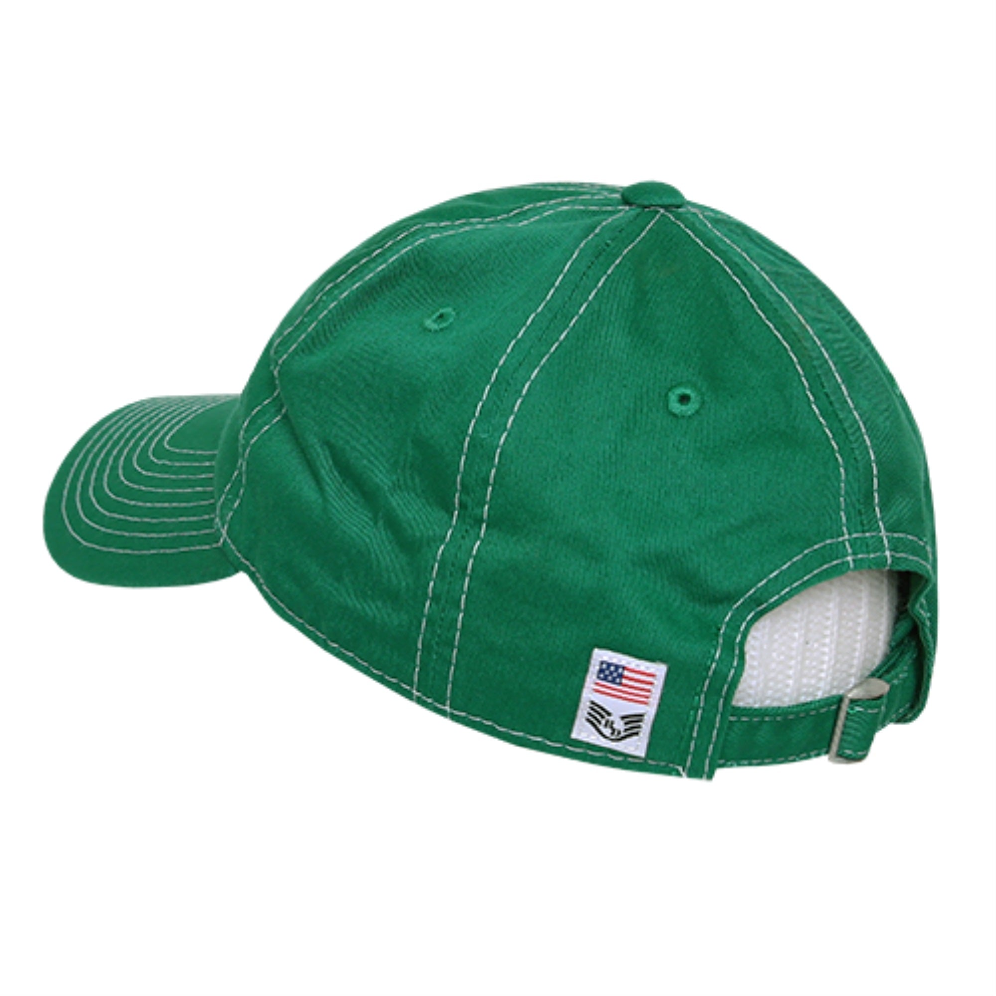 Relaxed Graphic Cap,White US Flag,Kelly