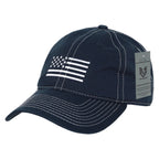 Relaxed Graphic Cap,White US Flag,Navy