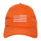 Relaxed Graphic Cap,White US Flag,Orange