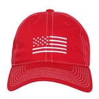 Relaxed Graphic Cap,White US Flag,Red