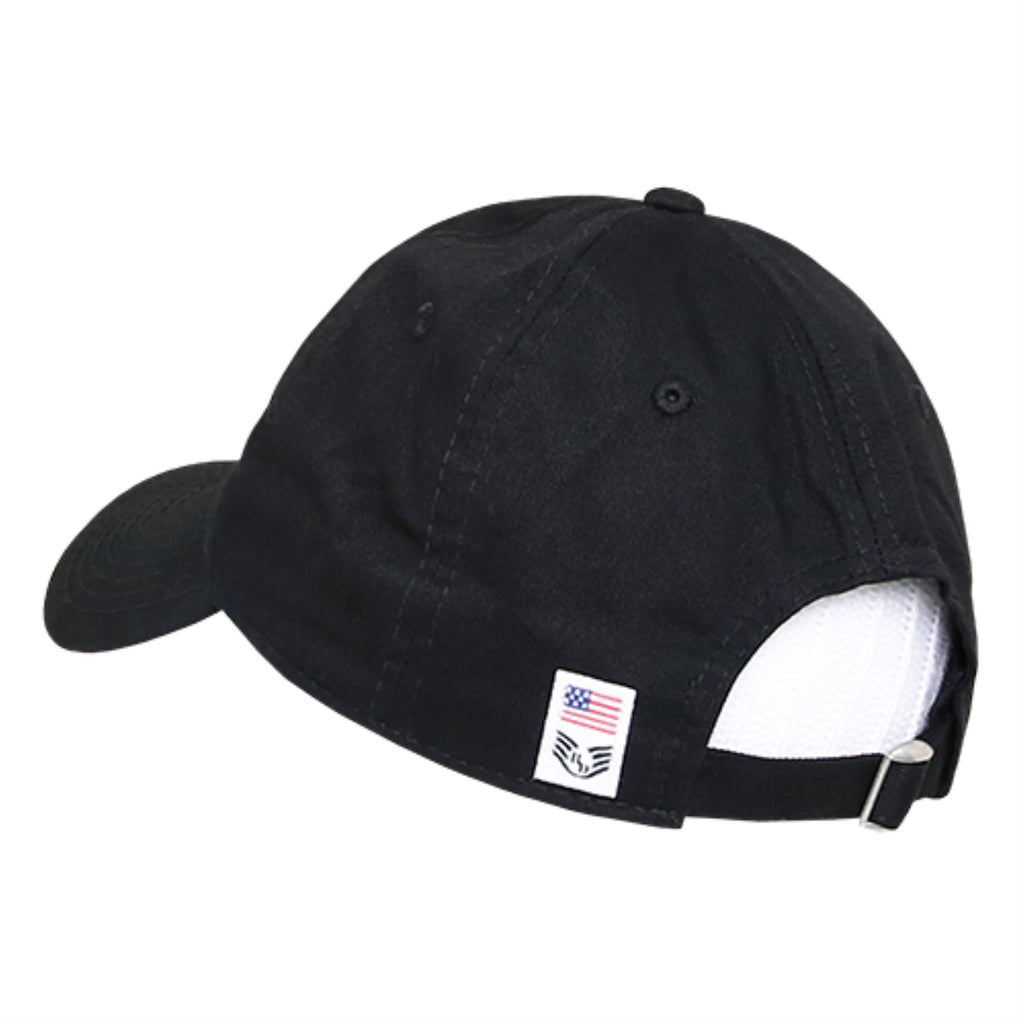 Relaxed Graphic Cap, US Flag Letters,Black