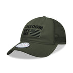 Relaxed Trucker USA Cap, Freedom, Olive