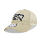 Relaxed Trucker USA Cap, Freedom, Stone