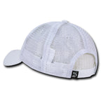 Relaxed Trucker USA Cap, Freedom, White