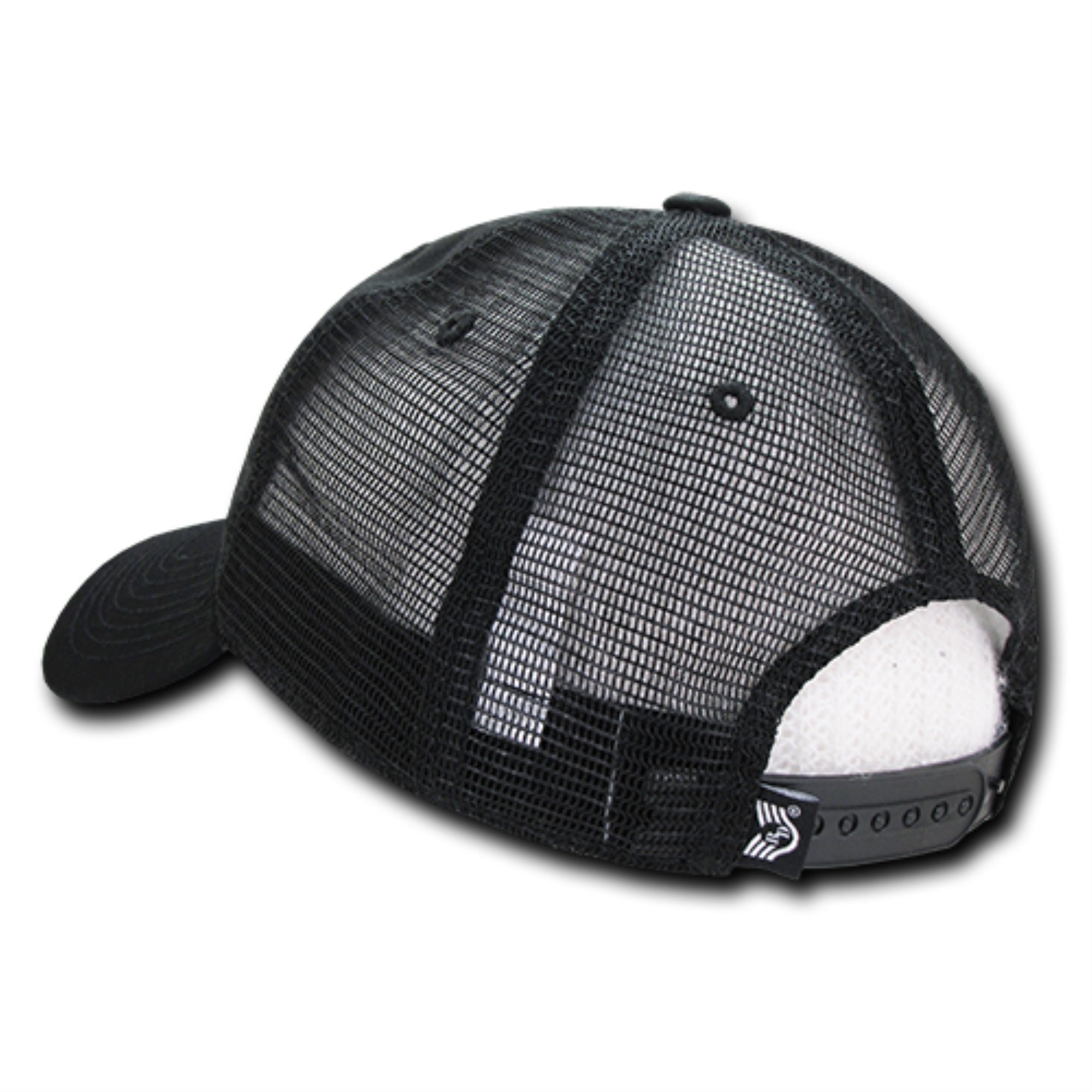 Relaxed Trucker USA, Gadsden Flag, Black