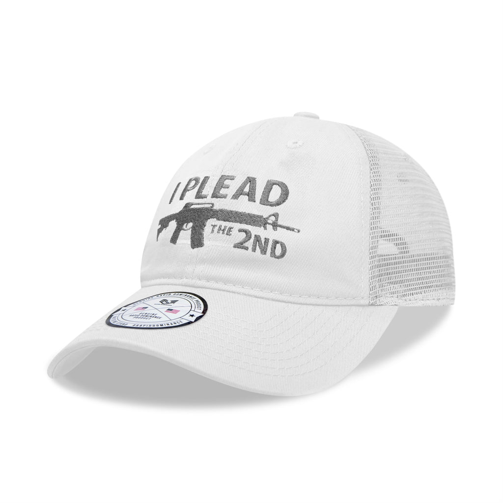 Relaxed Trucker USA, I Plead 2n, White