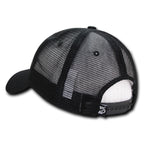 Relaxed Trucker USA, Tonal Flag, Black